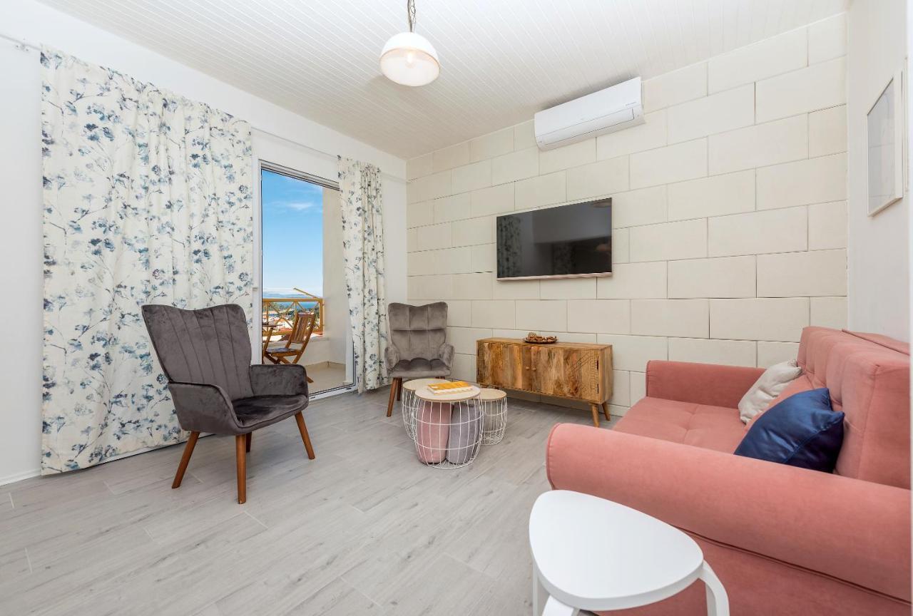 Vista Mare Apartment - 3 Bedroom, Sea View Makarska Bagian luar foto